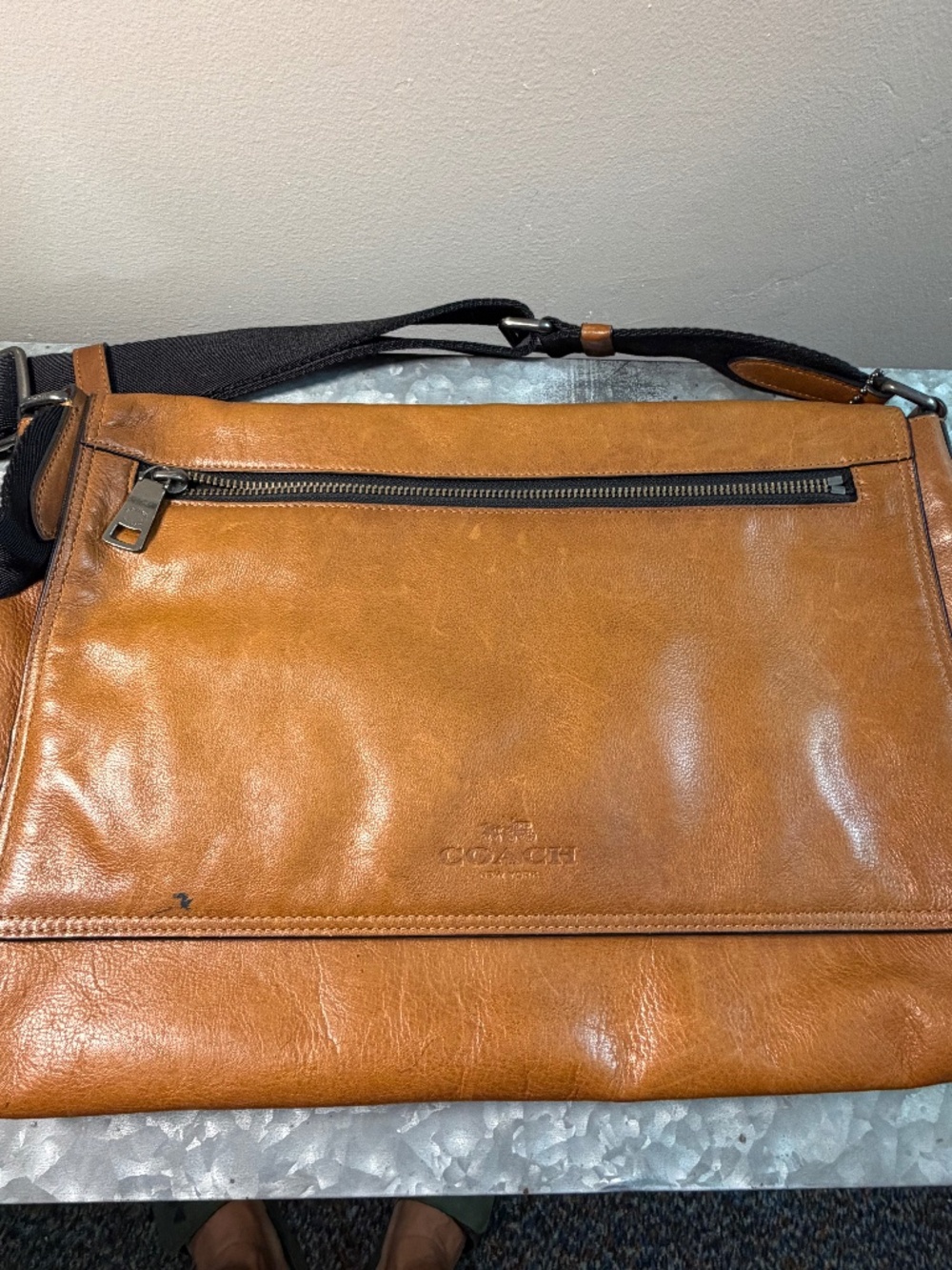 Coach Genuine Leather Laptop Bag – Great Condition
